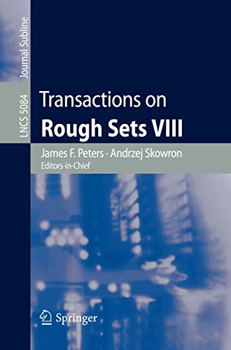 Beispielbild fr Transactions on Rough Sets VIII zum Verkauf von Buchpark