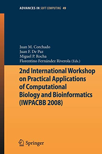 Imagen de archivo de 2Nd International Workshop On Practical Applications Of Computational Biology And Bioinformatics (Iwpacbb 2008) a la venta por Basi6 International