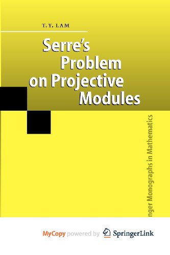 9783540860563: Serre's Problem on Projective Modules