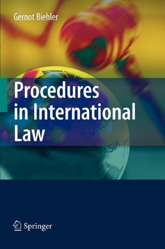 9783540868552: Procedures in International Law