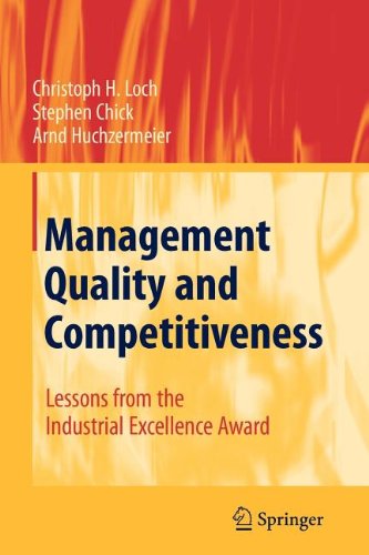 9783540871972: Management Quality and Competitiveness