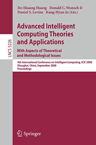 Stock image for Advances Intelligent Computing Theories And Application,Illustrated Edition Edition for sale by Basi6 International