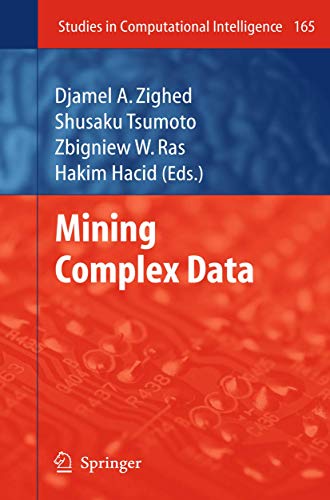 9783540880660: Mining Complex Data: 165 (Studies in Computational Intelligence, 165)