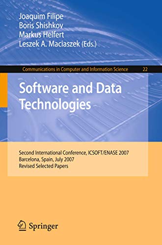 Stock image for Software and Data Technologies for sale by Books Puddle