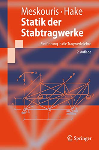 9783540889922: Statik der Stabtragwerke: Einfhrung in die Tragwerkslehre (Springer-Lehrbuch) (German Edition)