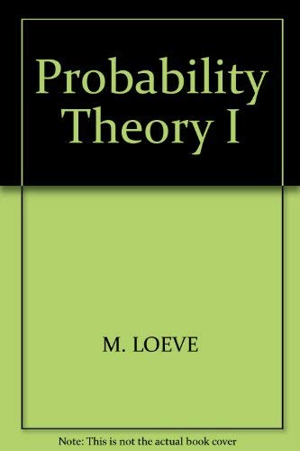 Probability Theory One - Loeve, M.