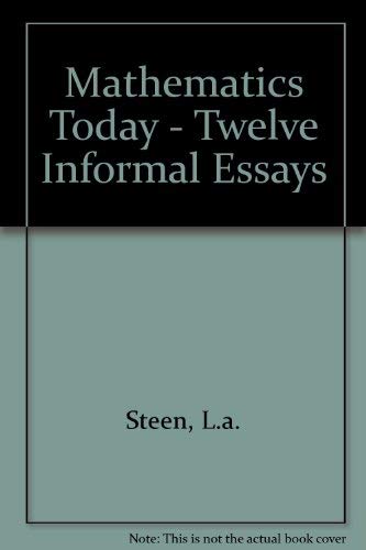 Stock image for Mathematics Today - Twelve Informal Essays for sale by HPB-Red