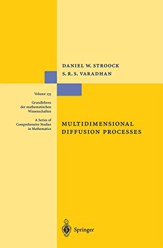 Beispielbild fr Multidimensional Diffusion Processes (Grundlehren der mathematischen Wissenschaften) zum Verkauf von International Book Project