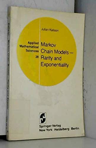 9783540904052: Markov Chain Models - Rarity and Exponentiality