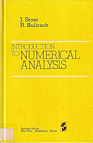 9783540904205: Introduction to Numerical Analysis