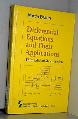 9783540908470: Differential Equations and Their Applications