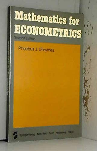 9783540909880: Mathematics for Econometrics