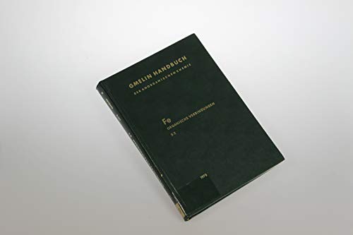 9783540933595: Einkernige Verbindungen (ohne Ferrocene) / Mononuclear Compounds (Excluding Ferrocenes) 2 (Gmelin Handbook of Inorganic and Organometallic Chemistry - 8th edition) (German Edition)