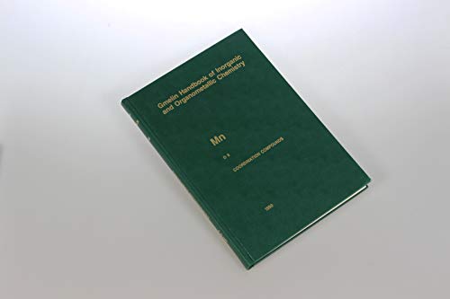 Beispielbild fr Gmelin Handbook of Inorganic and Organometallic Chemistry, Mn Manganese D8 (Volume D8) zum Verkauf von Anybook.com
