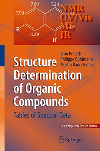 9783540938095: Structure Determination of Organic Compounds: Tables of Spectral Data