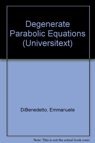 Imagen de archivo de Degenerate Parabolic Equations a la venta por Buchpark