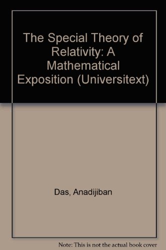 Stock image for The Special Theory of Relativity A Mathematical Exposition for sale by Buchpark