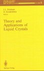 Beispielbild für Theory and Applications of Liquid Crystals zum Verkauf von Powell's Bookstores Chicago, ABAA