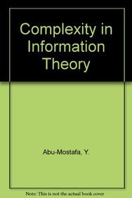 Stock image for Complexity In Information Theory for sale by Romtrade Corp.