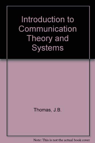 Immagine dell'editore per Introduction to Communication Theory and Systems venduto da Buchpark