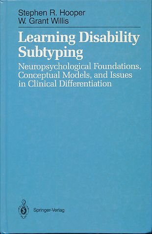 9783540968085: Learning Disability Subtyping : Neurop