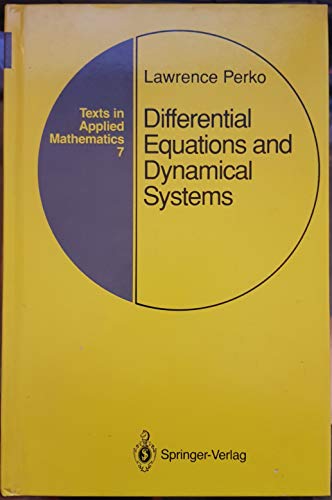 9783540974437: Differential Equations and Dynamical Systems: v. 7