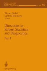 Stock image for Directions in Robust Statistics and Diagnostics: Pt. 1 (The IMA Volumes in Mathematics and its Applications) for sale by Mispah books