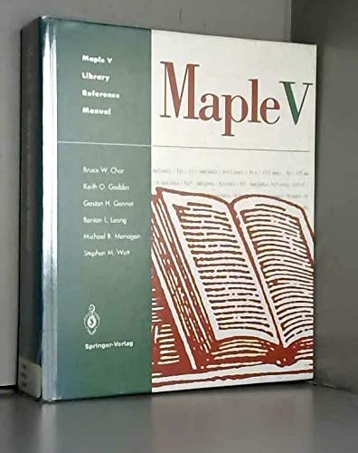 Immagine dell'editore per Maple V. Library Reference Manual venduto da medimops
