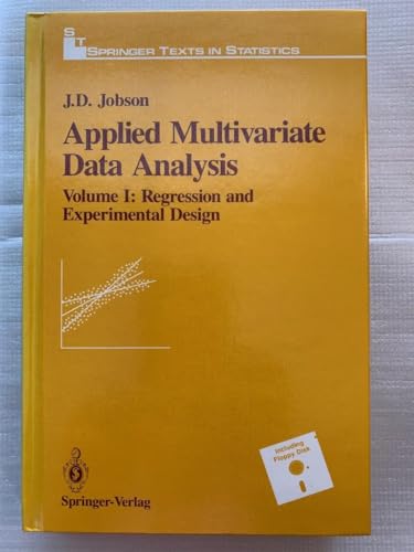 Beispielbild fr Applied Multivariate Data Analysis Volume 1: Regression and Experimental Design zum Verkauf von Buchpark