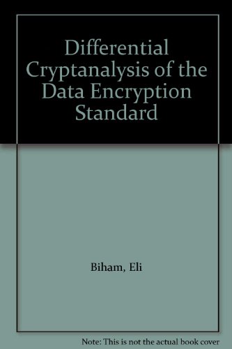 9783540979302: Differential Cryptanalysis of the Data Encryption Standard