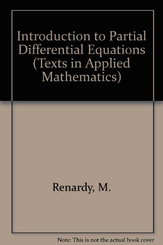 Beispielbild fr An Introduction to Partial Differential Equations. zum Verkauf von Buchpark