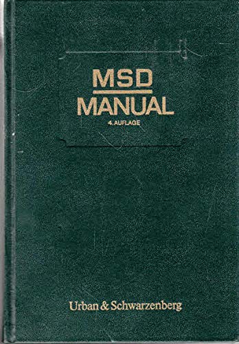 Imagen de archivo de MSD-Manual der Diagnostik und Therapie a la venta por medimops