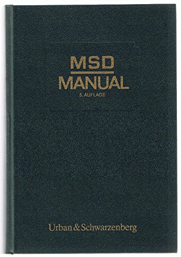 Beispielbild fr MSD- Manual der Diagnostik und Therapie. Mit Daumenregister zum Verkauf von medimops