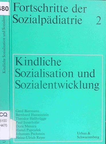 Stock image for Fortschritte der Sozialpdiatrie Band 2 for sale by Versandantiquariat Felix Mcke
