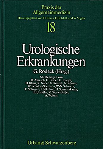 Stock image for Urologische Erkrankungen. (Bd. 18) for sale by Versandantiquariat Felix Mcke