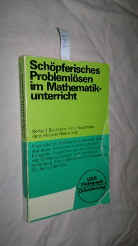 9783541403110: Schpferisches Problemlsen im Mathematikunterricht.