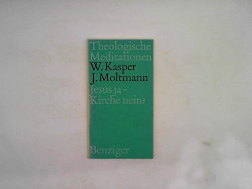 Beispielbild fr Jesus ja - Kirche nein? zum Verkauf von Versandantiquariat Felix Mcke