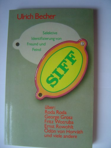 Stock image for SIFF Selektive Identifizierung von Freund und Feind for sale by German Book Center N.A. Inc.