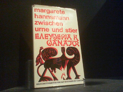 Beispielbild fr Zwischen Urne und Stier - Gedichte - Mit 10 Holzschnitt-Vignetten und einem vom Stock gedruckten Holzschnitt von HAP Grieshaber zum Verkauf von Versandantiquariat Cornelius Lange