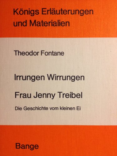 Irrungen Wirrungen (9783548020891) by Theodor Fontane