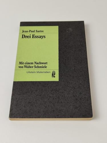 9783548023045: Drei Essays. (Livre en allemand)