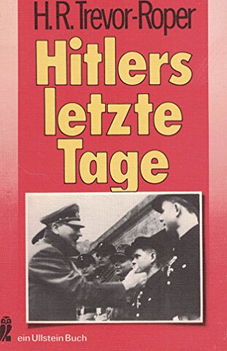 Stock image for Hitlers letzte Tage for sale by medimops