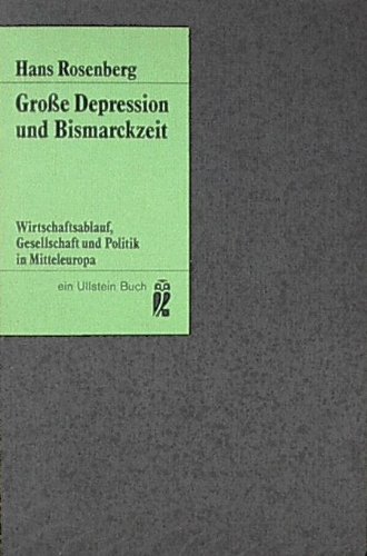 Beispielbild fr Grosse Depression und Bismarckzeit. Wirtschaftsablauf, Gesellschaft und Politik in Mitteleuropa. zum Verkauf von Steamhead Records & Books