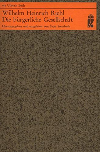 9783548032702: Die burgerliche Gesellschaft (Ullstein Buch ; Nr. 3270) (German Edition)