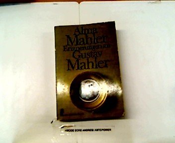 Beispielbild fr Erinnerungen an Gustav Mahler / Briefe an Alma Mahler. zum Verkauf von medimops