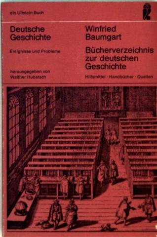 9783548038568: Bcherverzeichnis zur deutschen Geschichte