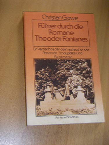 Beispielbild fr Fhrer durch die Romane Theodor Fontanes zum Verkauf von medimops