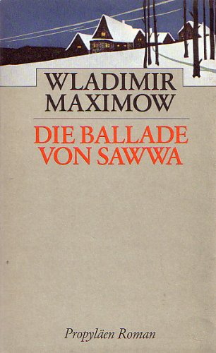 Stock image for Die Ballade von Sawwa Roman for sale by Kultgut