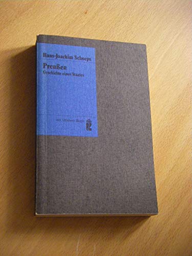 9783548132327: Preussen : Geschichte eines Staates - Schoeps, Hans-Joachim