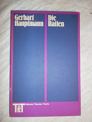 9783548149776: Die Ratten. - Berliner Tragikomdie. - - Gerhart Hauptmann